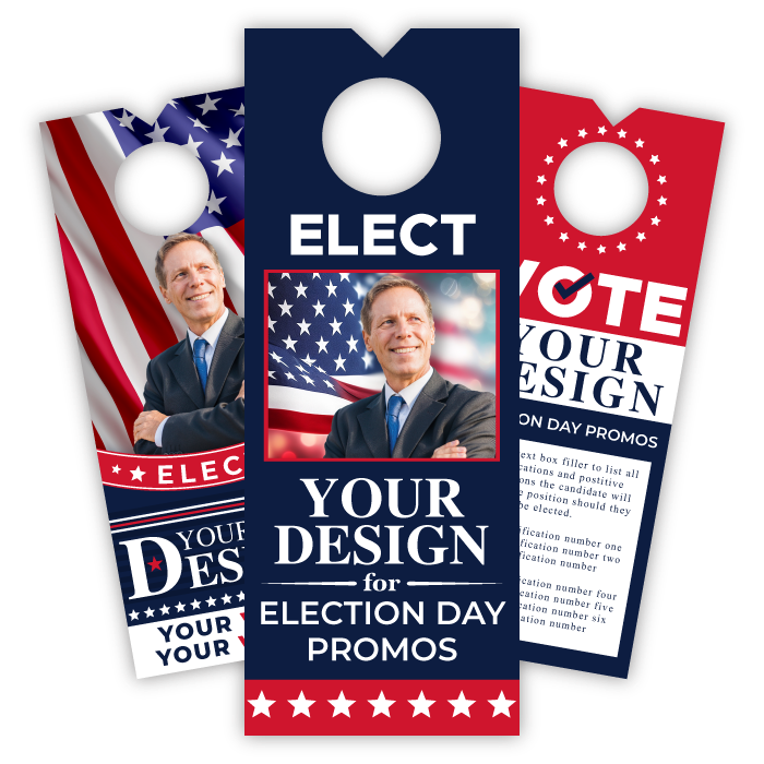 Election Campaign Promotional Door Hangers