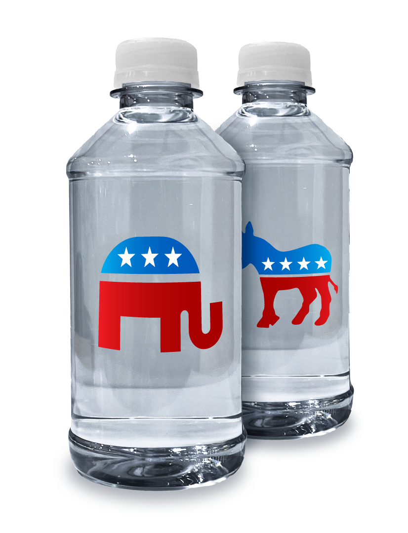 Election Campaign Promotional Bottled Water