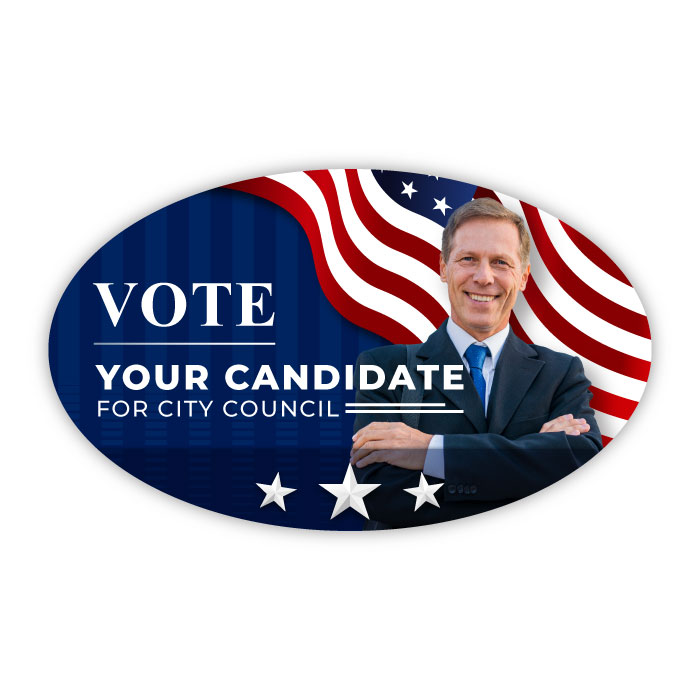 Election Campaign Promotional Stickers and Magnets