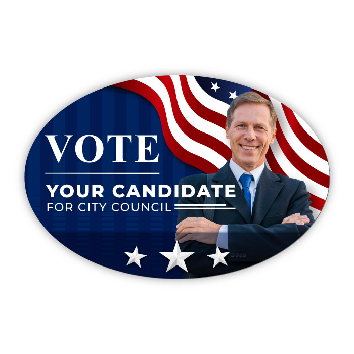 Election Campaign Promotional Stickers and Magnets