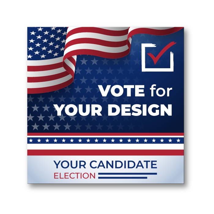 Election Campaign Promotional Stickers and Magnets