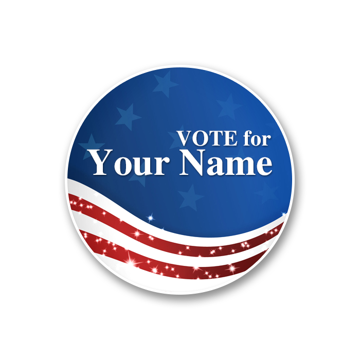 Election Campaign Promotional Stickers and Magnets