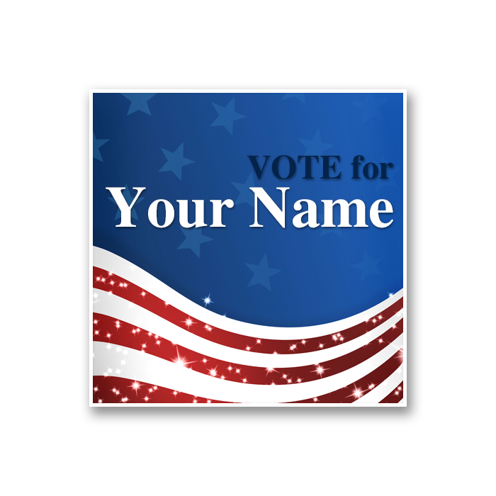Election Campaign Promotional Stickers and Magnets